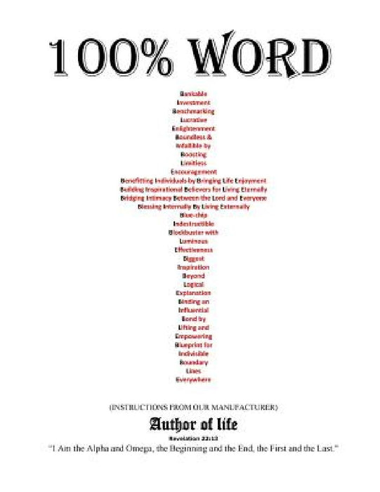 100% Word: Instructions from our Manufacturer by Author of Life