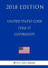 United States Code - Title 17 - Copyrights (2018 Edition) by The Law Library