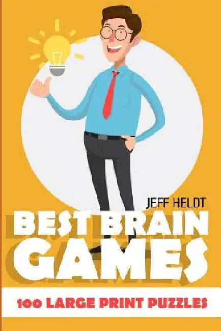 Best Brain Games: Heyawake Puzzles - 100 Large Print Puzzles by Jeff Heldt