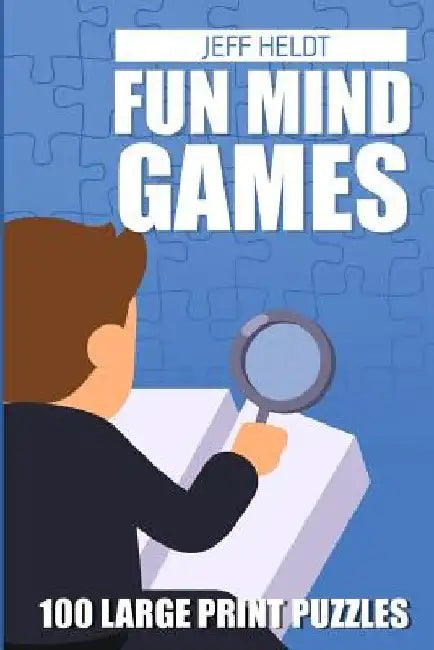 Fun Mind Games: Walls Puzzles - 100 Large Print Puzzles by Jeff Heldt