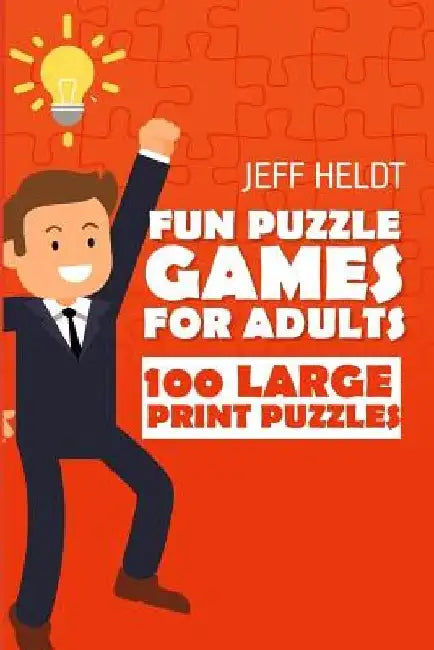 Fun Puzzle Games For Adults: Digital Battleships Puzzles - 100 Large Print Puzzles by Jeff Heldt
