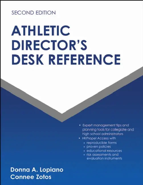 Athletic Director's Desk Reference by Donna A. Lopiano, Connee Zotos
