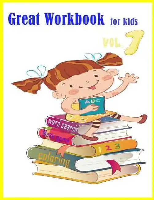 Great Workbook for kids Word Search Maze game Coloring: Great workbook for kids 4-8 / Word search puzzles/ maze puzzles and coloring Combine Game, for by Nina Packer