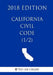 California Civil Code (1/2) (2018 Edition) by The Law Library