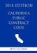 California Public Contract Code (2018 Edition) by The Law Library