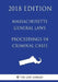 Massachusetts General Laws - Proceedings in Criminal Cases (2018 Edition) by The Law Library
