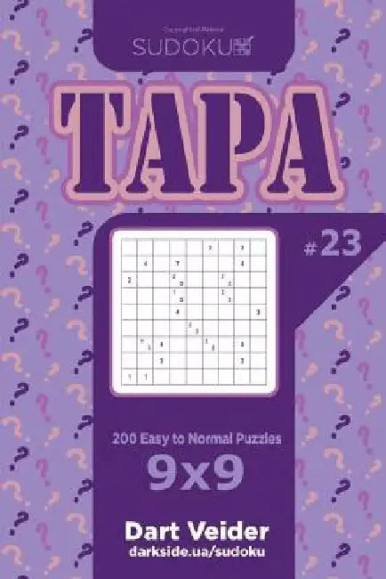 Sudoku Tapa - 200 Easy to Normal Puzzles 9x9 (Volume 23) by Dart Veider