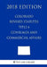 Colorado Revised Statutes - Title 6 - Consumer and Commercial Affairs (2018 Edition) by The Law Library