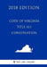 Code of Virginia - Title 10.1 - Conservation (2018 Edition) by The Law Library