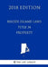 Rhode Island Laws - Title 34 - Property (2018 Edition) by The Law Library