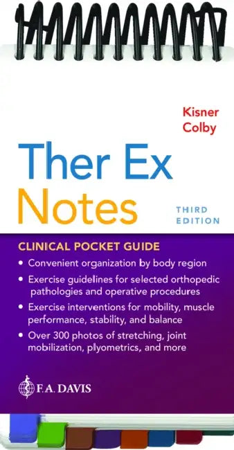Ther Ex Notes: Clinical Pocket Guide by Carolyn Kisner, Lynn Allen Colby