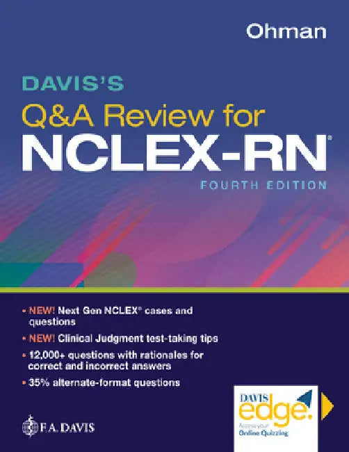 Davis's Q&A Review for Nclex-Rn(r) by Kathleen A. Ohman