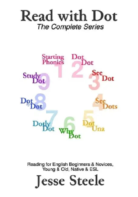 Read with Dot - The Complete Series 1-9: Reading for English Beginners & Novices, Young & Old, Native & ESL (from PinkWrite) by Jesse Steele