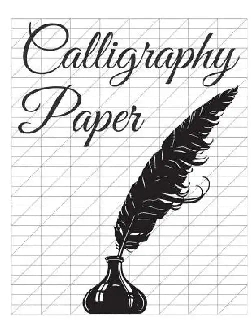 Calligraphy Paper: 150 large sheet pad, perfect calligraphy practice paper and workbook for lettering artist and lettering for beginners by John Trevon