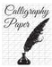 Calligraphy Paper: 150 large sheet pad, perfect calligraphy practice paper and workbook for lettering artist and lettering for beginners by John Trevon