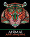 Animal Adult Coloring Book: Stress Relief Coloring Book, Adorable Animal Drawings (Perfect for Beginners and Animal Lovers) by Ceci Gomes