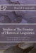 Studies at The Frontier of Historical Linguistics: New Methodological Insights and Issues in Historical Linguistics by David J. Leonardi