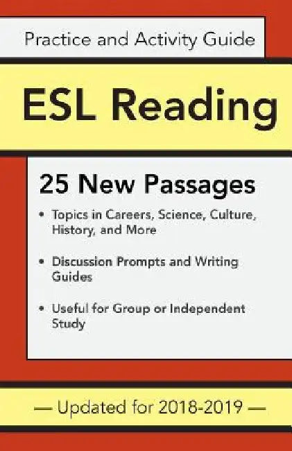 ESL Reading: 25 New Passages by Esl by Prepvantage