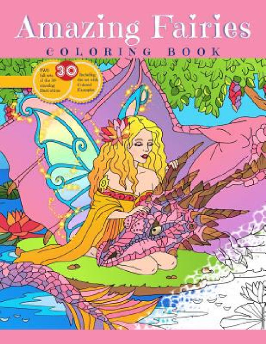 Amazing Fairies Coloring Book by Elena Yalcin