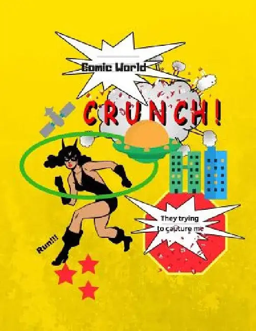Comic World: 8 .5 x 11 Comic book with 200 pages and Glossy finish by Charlene Ramsaran