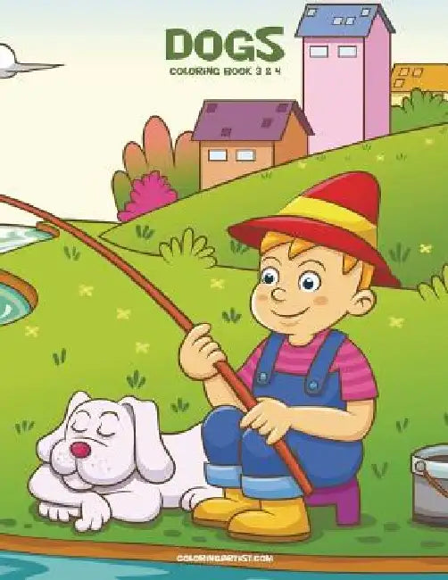 Dogs Coloring Book 3 & 4 by Nick Snels