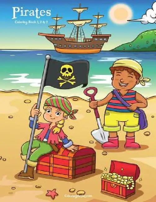 Pirates Coloring Book 1, 2 & 3 by Nick Snels
