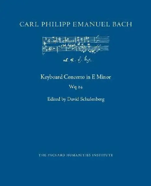 Concerto in E Minor, Wq 24 by David Schulenberg