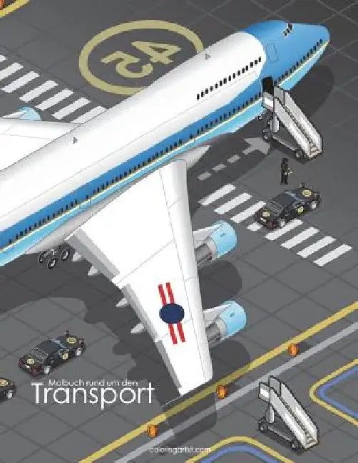 Malbuch rund um den Transport 1 & 2 by Snels, Nick