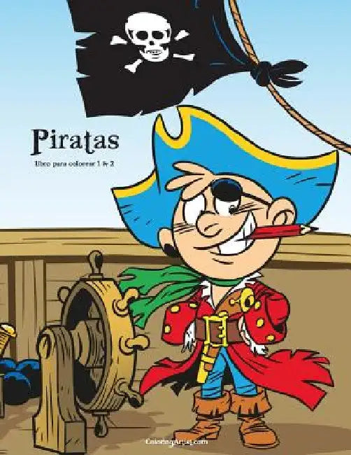 Piratas libro para colorear 1 & 2 by Snels, Nick