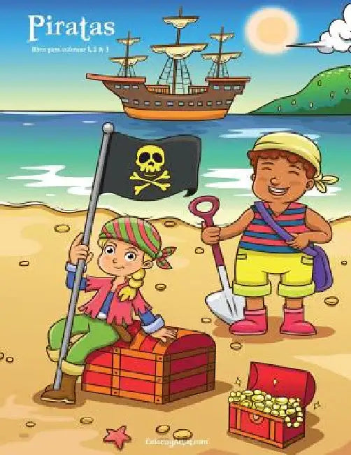 Piratas libro para colorear 1, 2 & 3 by Snels, Nick