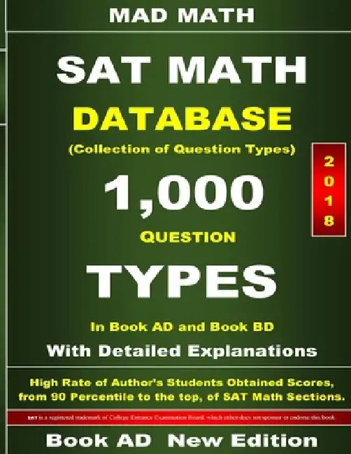2018 SAT Math Database Book AD by John Su
