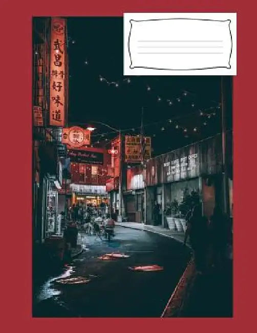 Music Manuscript: Exotic Dark Asian City Street by Ink Knight