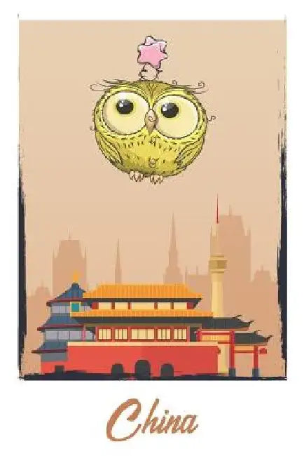 Little Yellow Owl in China by Travel Owl