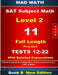 2018 SAT Subject Math Level 2 Book B Tests 12-22 by John Su