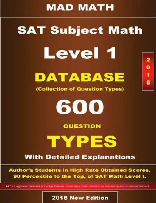 2018 SAT Subject Math Level I Database by John Su