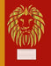 Lion Composition Notebook: Graph Paper Book to Write in for School, Take Notes, for Teen Girls and Boys, Students, Teachers, Homeschool, Shiny Go by Felis Purr