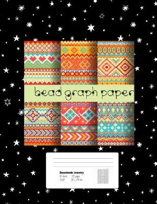 Bead Graph Paper: Graph Paper for Bead Pattern Designs Your Favorite/ Loomed Bead Projects/ Bracelet, Jewelry, Earring, Necklace /8.5"x by Oryzastore Publishing