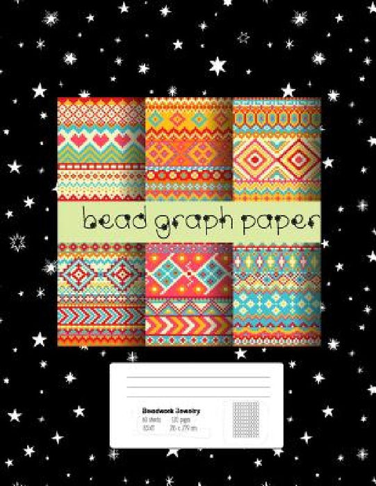 Bead Graph Paper: Graph Paper for Bead Pattern Designs Your Favorite/ Loomed Bead Projects/ Bracelet, Jewelry, Earring, Necklace /8.5"x by Oryzastore Publishing