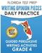 FLORIDA TEST PREP Writing Opinion Pieces Daily Practice Grade 4: Guided Persuasive Writing Activities by F. Hawas