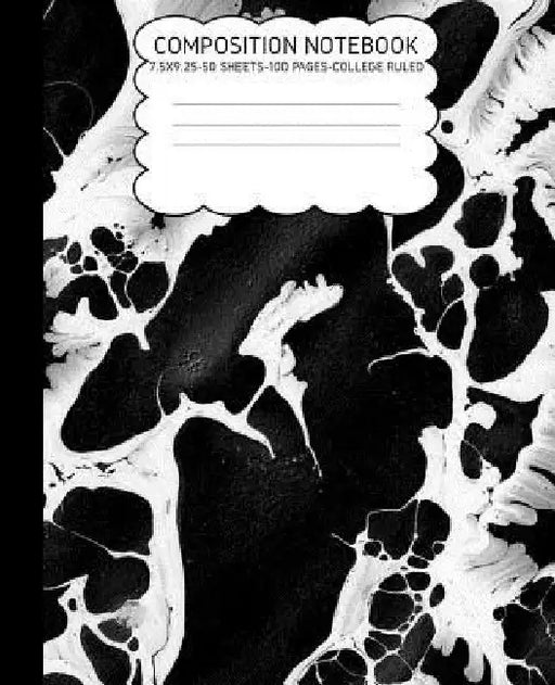 College Ruled Composition Notebook: Marble Cute Composition Notebook College Rule 7.5 X 9.25 100 Pages by Pretty Girl Press