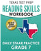 TEXAS TEST PREP Reading Skills Workbook Daily STAAR Practice Grade 7: Preparation for the STAAR Reading Tests by T. Hawas