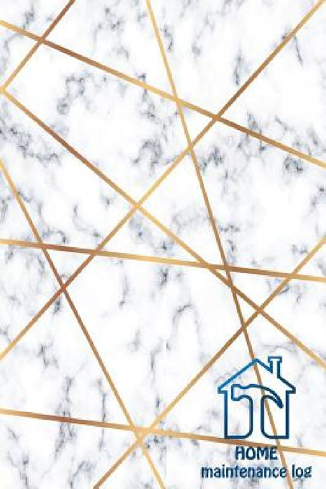 HOME Maintenance log: Home Maintenance Log for a template to keep track of renovation repairs and service for Home, Office, building: marble cover by David Bunch