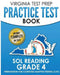 VIRGINIA TEST PREP Practice Test Book SOL Reading Grade 4: Preparation for Computer Adaptive Testing (CAT) by V. Hawas