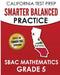 CALIFORNIA TEST PREP Smarter Balanced Practice SBAC Mathematics Grade 5: Covers the Common Core State Standards by C. Hawas