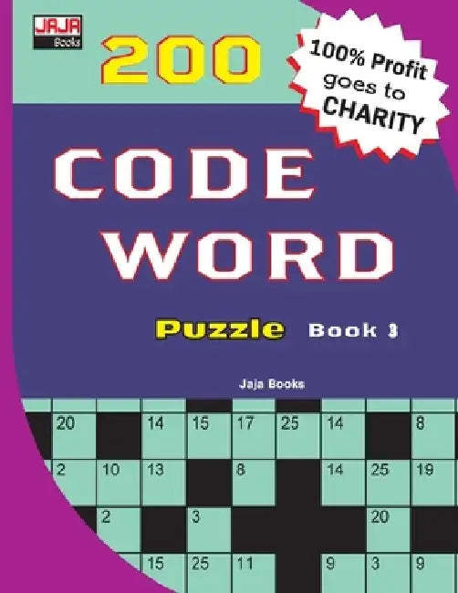 200 CODE WORD Puzzle Book 3 by Jaja Media