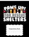 Paws Up For Rescue Shelters: For Cat & Dog Lovers by Timmer Books