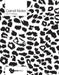 Cornell Notes: B&W Cheetah Pattern Cover - Best Note Taking System for Students, Writers, Conferences. Cornell Notes Notebook. Large by &zoo Press