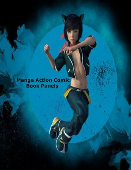 Manga Action Comic Book Panels by Melanie Faye Anderson