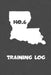 Training Log: Louisiana Training Log for tracking and monitoring your training and progress towards your fitness goals. A great tria by Kwg Creates