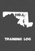 Training Log: Maryland Training Log for tracking and monitoring your training and progress towards your fitness goals. A great triat by Kwg Creates